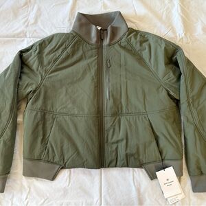 Olive Green Bomber Jacket